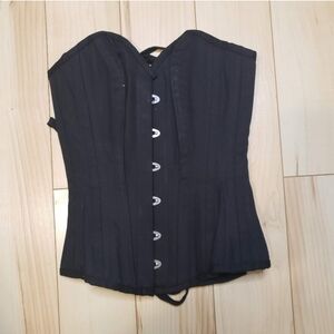 20" black corset